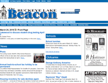 Tablet Screenshot of buckeyelakebeacon.net